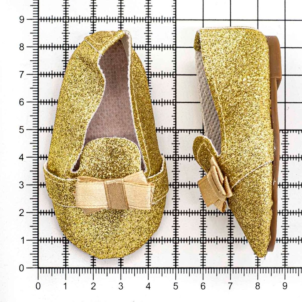 Туфельки 7,5*4*3,5см, пара (золото) DSS8284