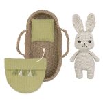 Набор для вязания игрушки Зайка в люльке 16 см, Miadolla AMG-0114