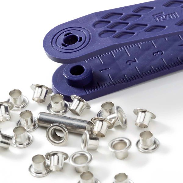 Блочки металл ⌀4 мм, латунь, серебристый, 50 шт, Prym