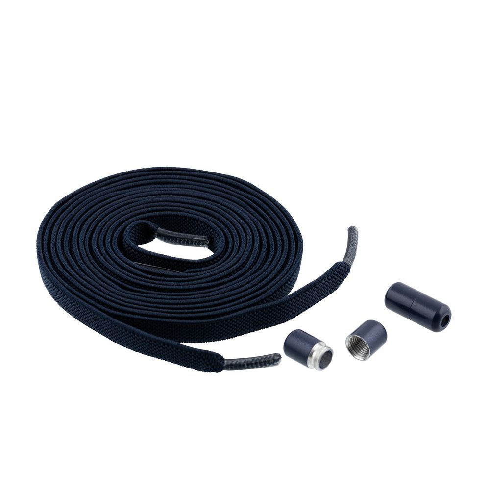 Шнурки эластичные с застежкой №4 Синий, Gamma GBG-06