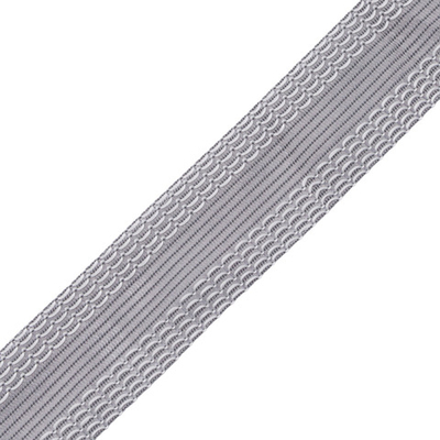 Кромка брючная клеевая тканая 25 мм / 5 метров, серый, 7210-9038