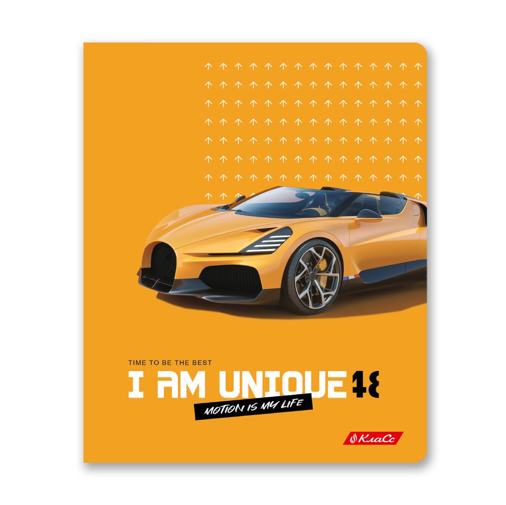 Тетрадь ученическая общая, A5+ 48 л. на скобе 65 г/м², белизна 100%, 10 шт, клетка в термоусадочной пленке, 000726 Я уникальный!, Светоч 48ТЕТк-001