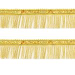 Бахрома отделочная 33.0 мм / 12 метров, металлизированная золото
