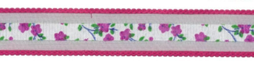 Лента декоративная 25.0 мм / 5 шт по 3 метра, 103 малиновый, WD-43 Gamma