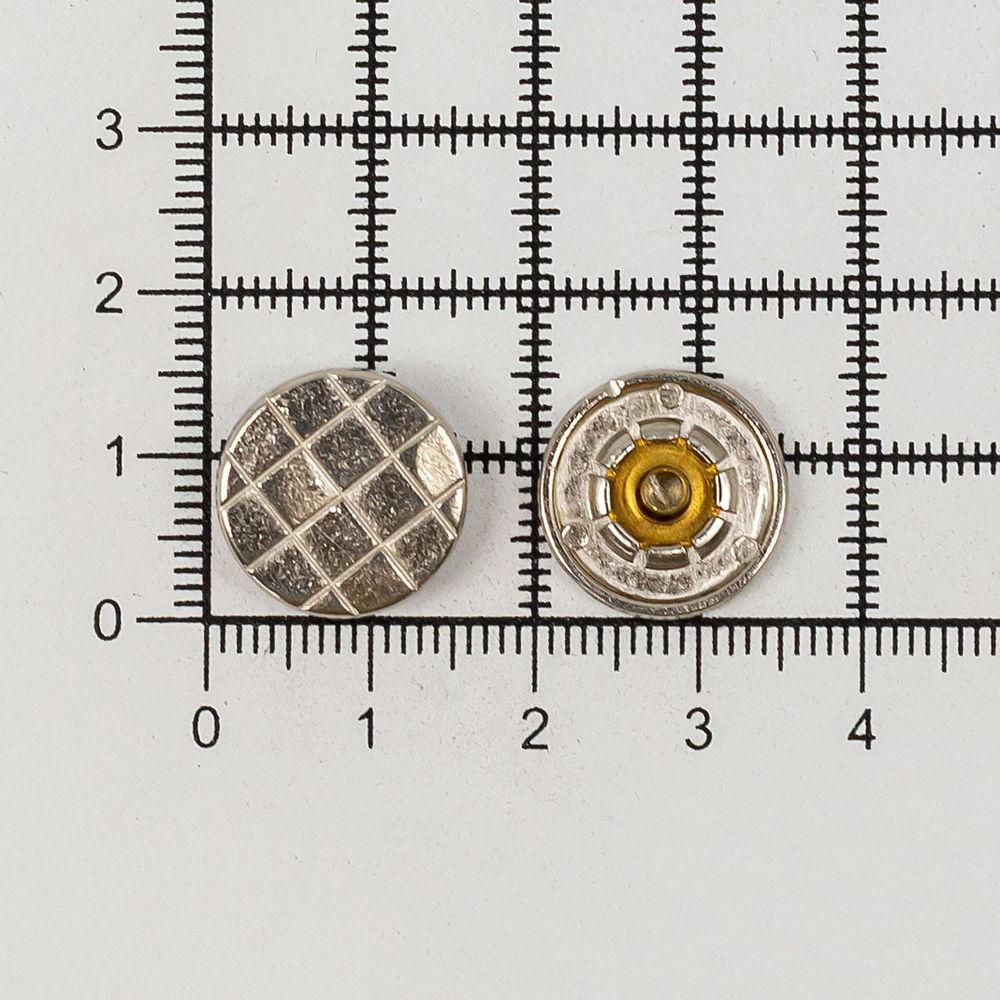 Часть кнопки 5/15 никель мет. клетка, 20 шт