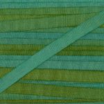 Лента (тесьма) шелковая 4.0 мм / 45.5±0.5 метров, M109 ментол/зеленый, Gamma SRM-4