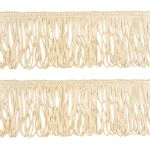 Бахрома отделочная 90.0 мм / 25 метров, 122 молочный