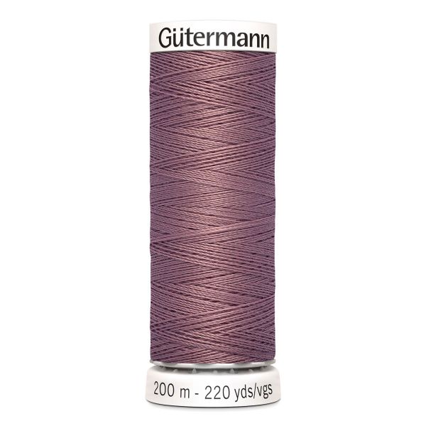 Нитки универсальные Gutermann Sew-all, 200м, 052 старая роза, 5 катушек