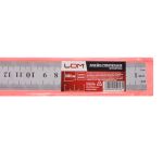 Линейка измерительная LOM, металлическая, 1000 мм