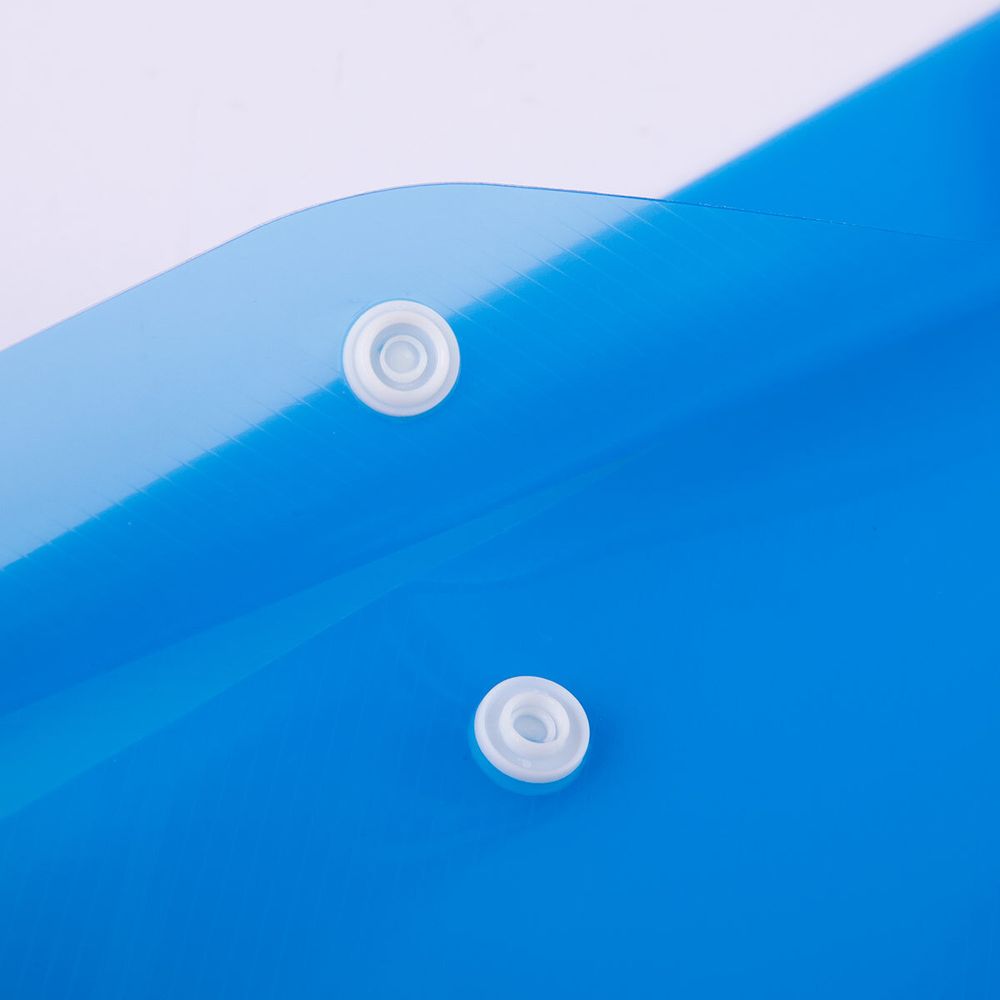 Папка-конверт для тетрадей с кнопкой Classic А5,+ 180 мкр, диагональ, 20 шт, синий 210402, Expert Complete