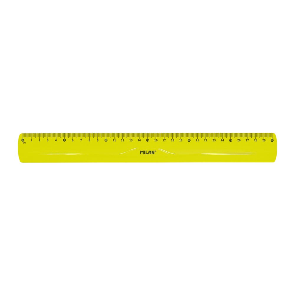 Линейка Acid Flex&amp;Resistant 30 см, в пакете, желтый 353801Y, Milan