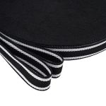 Стропа (ременная лента) 30 мм / 50 метров, с принтом 2-сторонняя, 1233 черный/белый, 3Al361