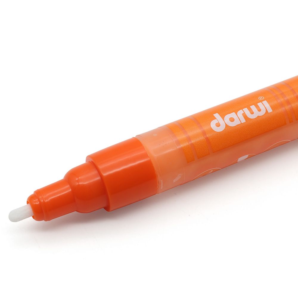 Маркер для ткани Darwi TEX Opak, 2мм, укрывистый, 752 оранжевый