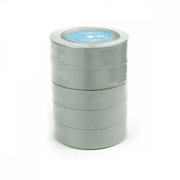 Лента репсовая (в рубчик) 25.0 мм цв.012 серый 5 шт по 22.86м (±1м)