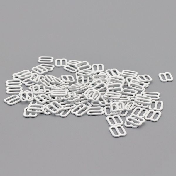 Рамки-регуляторы для бюстгальтера металл 14.0 мм, белый, 100 шт