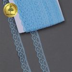 Кружево отделочное в стиле "трикотаж" 12 мм / 9.14 метров, TBY 150-2, цв.05 голубой