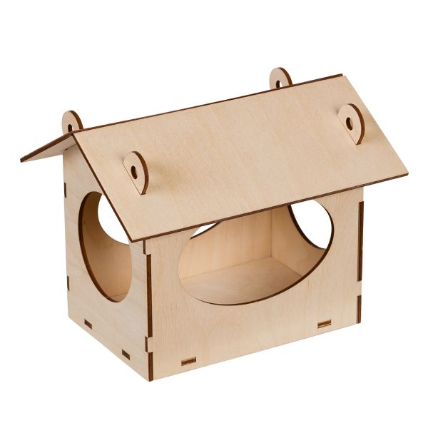 Кормушка фанера 19.5х15х15 см, Mr.Carving КЛ-08