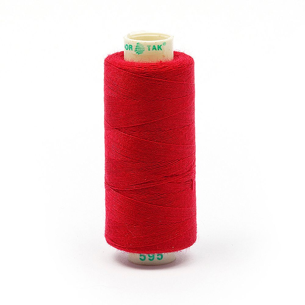 Нитки швейные бытовые Dor Tak 40/2, 366 м / 10 кат., 595 розовый