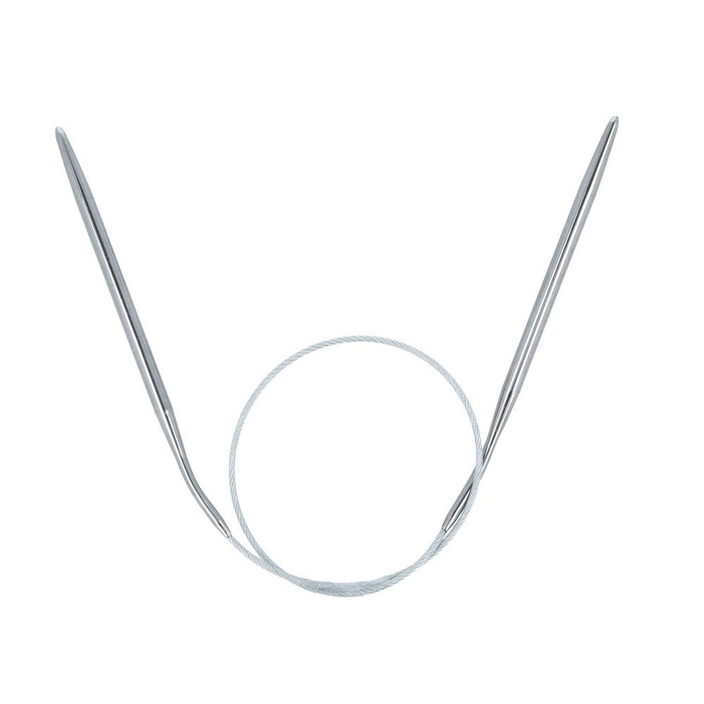 Спицы круговые металл ⌀4,5 мм, 40 см, с металлической леской, Gamma MKS