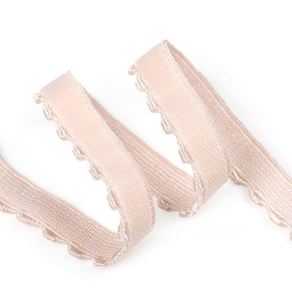 Резинка бельевая (отделочная) 10.0 мм / 10 метров, ЕТ-1, S185 серебристый пион