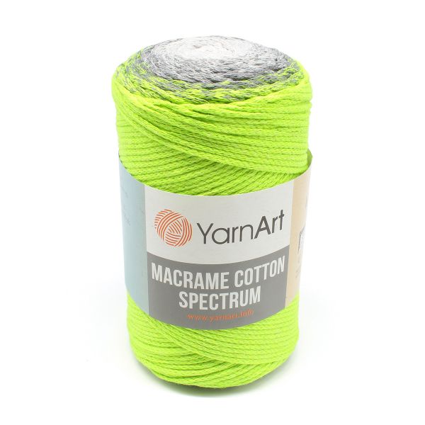 Пряжа YarnArt (ЯрнАрт) Macrame Cotton Spectrum / уп.4 мот. по 250 г, 225м, 1326