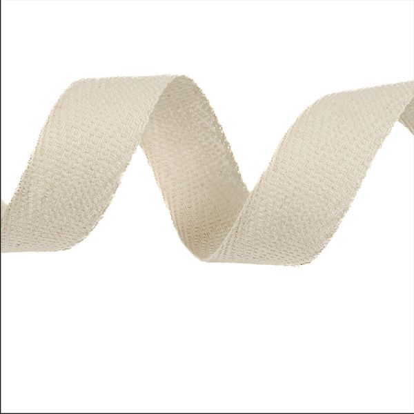 Тесьма (лента) киперная (100 х/б) 17 мм / 50 метров, 3,26 г/п.м., 12.2С-256К.17.003 цв.белый