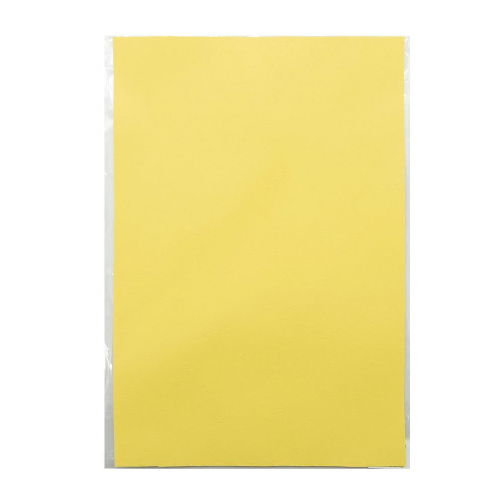 Кожа искусственная, 20х30см, толщ.0,5 мм, уп/2 шт, желтый