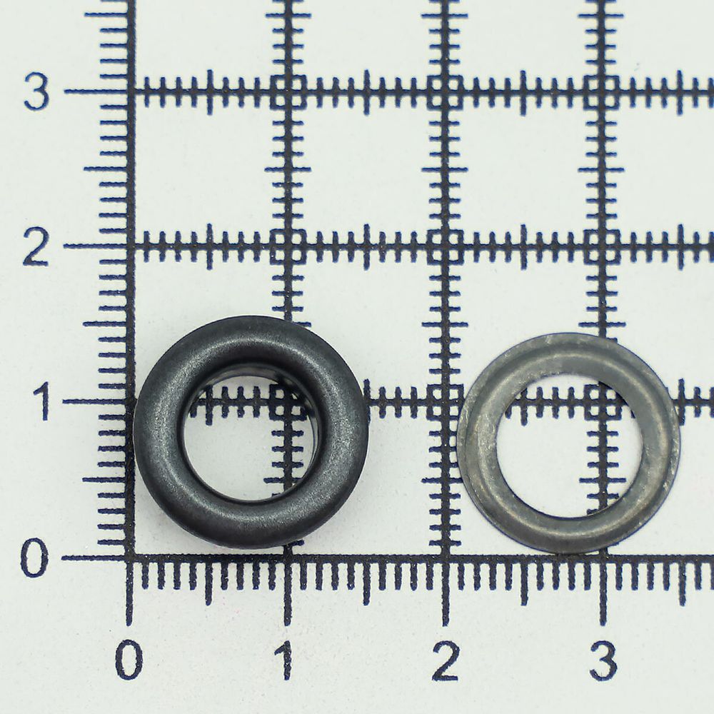 Люверсы металл ⌀_8.0 мм (внутр.), черный, 100 шт, BIG