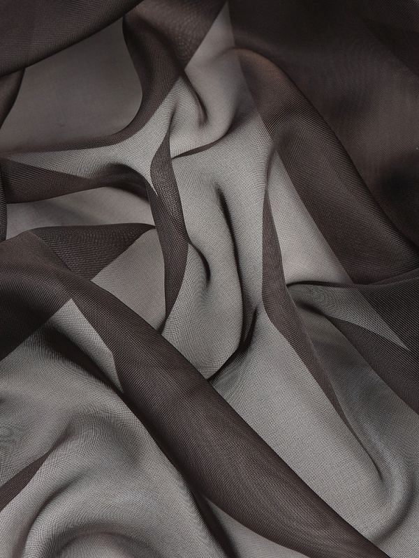 Вуаль 45 г/м², 300 см / 3 метра, Vei.08, коричневый