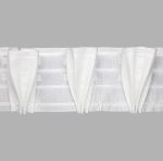 Лента (тесьма) шторная: сборка рюмочная (1:2.5) 100 мм / 50 метров, тюльпан-рюмочка