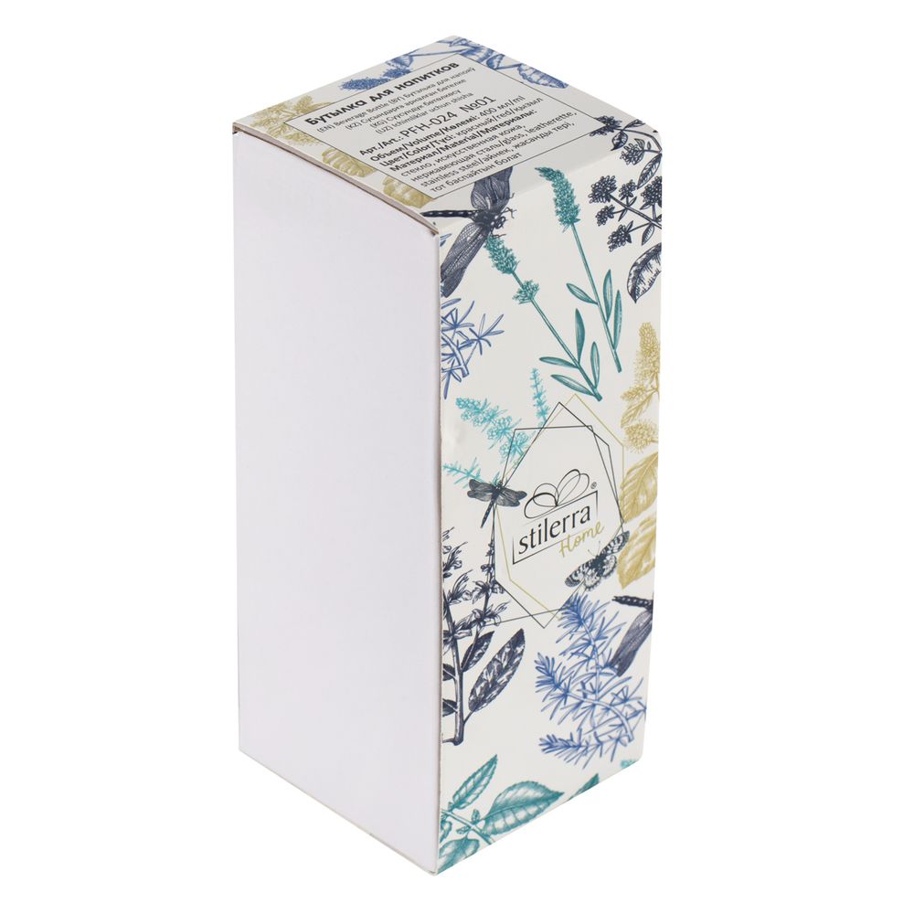 Бутылка для напитков 400 мл, №01 красный, Stilerra PFH-024