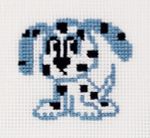 Набор для вышивания нитками Klart, Детские истории. Щенок, 11х12 см