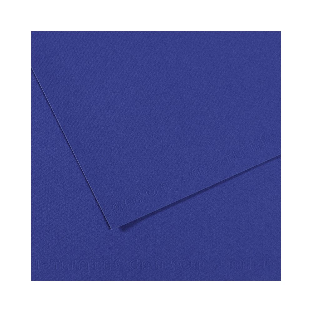 Бумага для пастели 160 г/м², 75х110 см, 25 листов, №590 ультрамарин, Canson Mi-Teintes C200321267