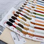 Набор для вышивания нитками Luca-S, Цветочная фея, 44х35см