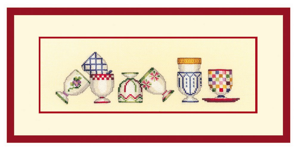 Le Bonheur des Dames, Collection de coquetiers (Чашки), 6х26 см /TOS/