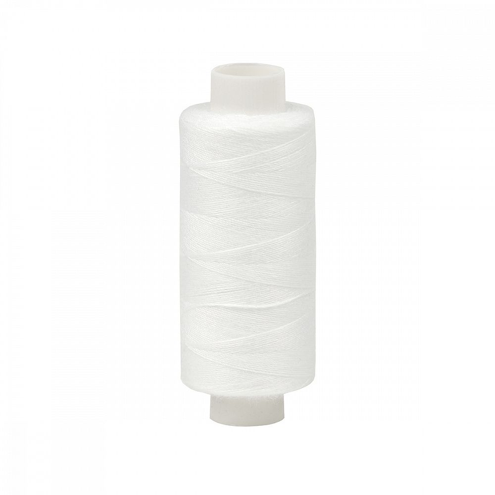 Нитки армированные ПНК им.Кирова 40ЛШ, бытовые, 200 м / 10 кат., 0101 белый