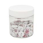 Украшения декоративные пуговицы деревянные Розы, 15 мм, 100 шт