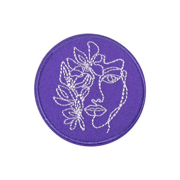 Термоаппликация № 04, 1 шт, 02-446 Женское лицо 5.5х5.5 см, Gamma, ETF