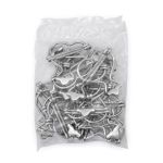 Застежка для комбинезона 35 мм, 20 шт, никель, BIG