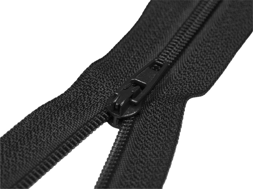 Молния спираль (витая) (цв.SBS) брючная Т3 (3 мм) 1 зам., н/раз., 20 см, автомат, S-580 черный, 5000 шт