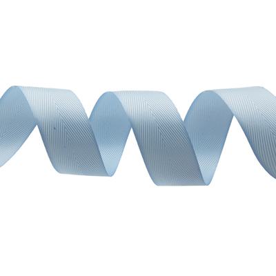 Лента декоративная ёлочка 40.0 мм / 20±1 метров, 92 голубой