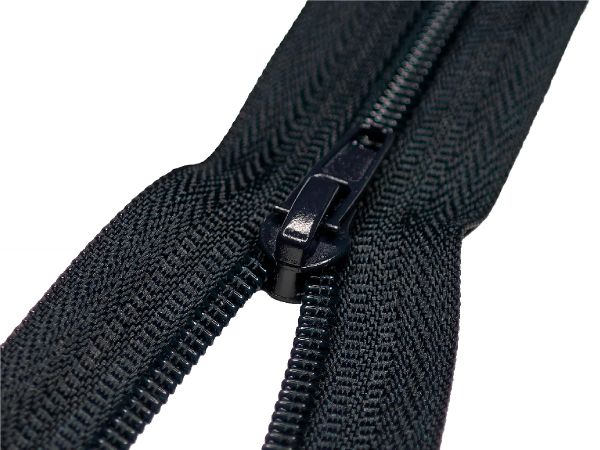 Молния спираль (витая) (цв.SBS) брючная Т3 (3 мм) 1 зам., н/раз., 16 см, автомат, S-071 т.синий, 100 шт