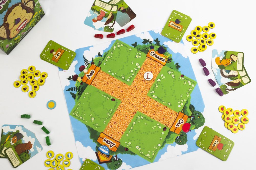 Игра настольная Ежевички, Эврикус BG-17017