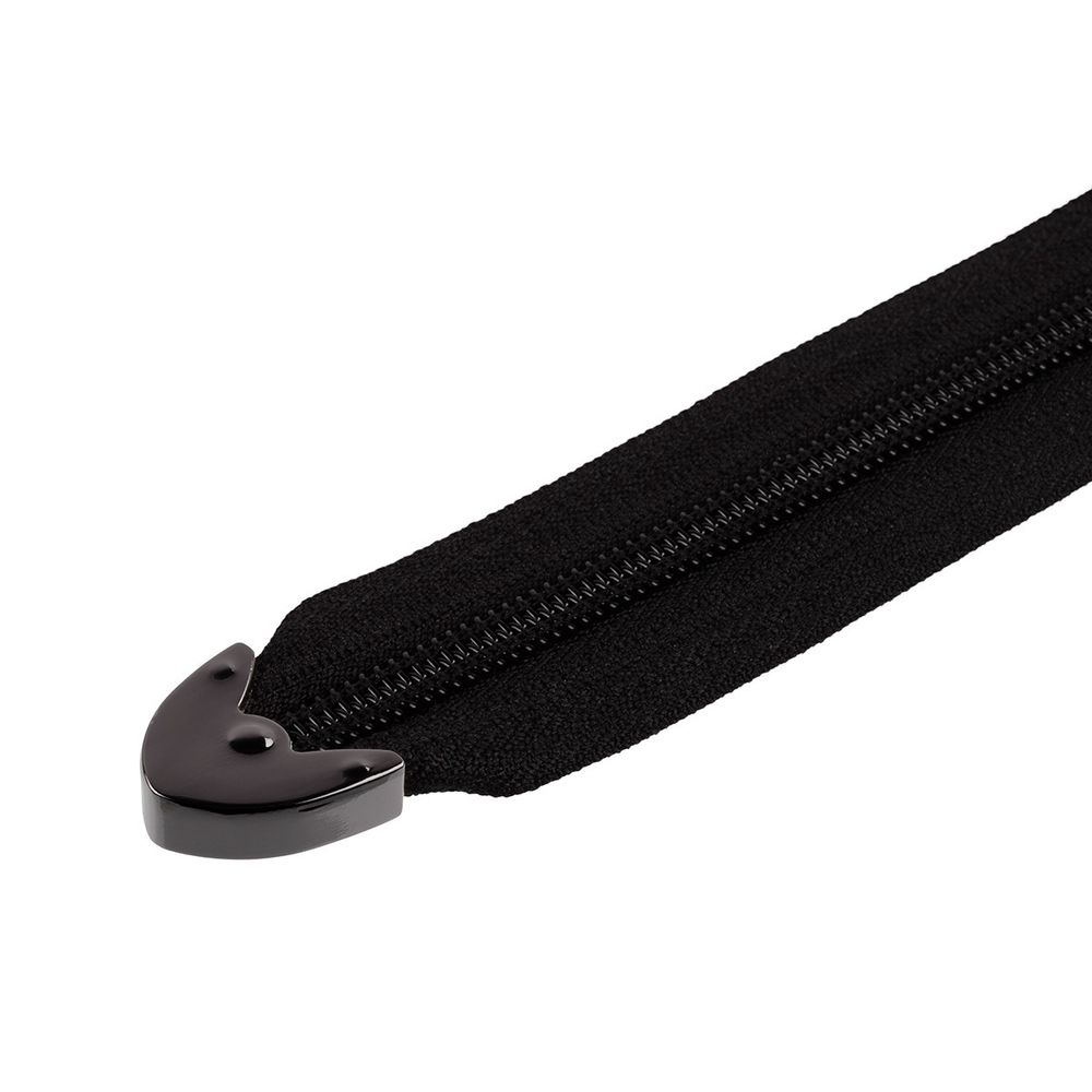 Наконечник для молний 22 мм, 22х20х5 мм, 5 шт, 02 черн.никель, Gamma LTZ-02