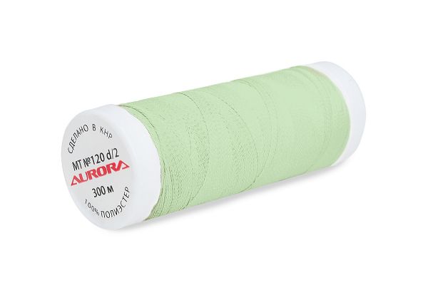 Нитки вышивальные матовые Aurora №120, 300 м, цв. MT2019, 5 катушек