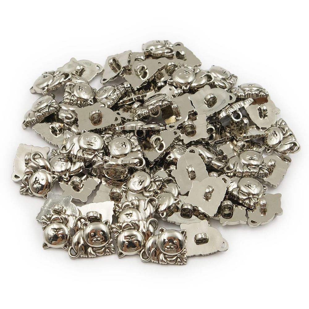 Пуговицы детские Кот, 20 мм (AS) 48885, 72 шт