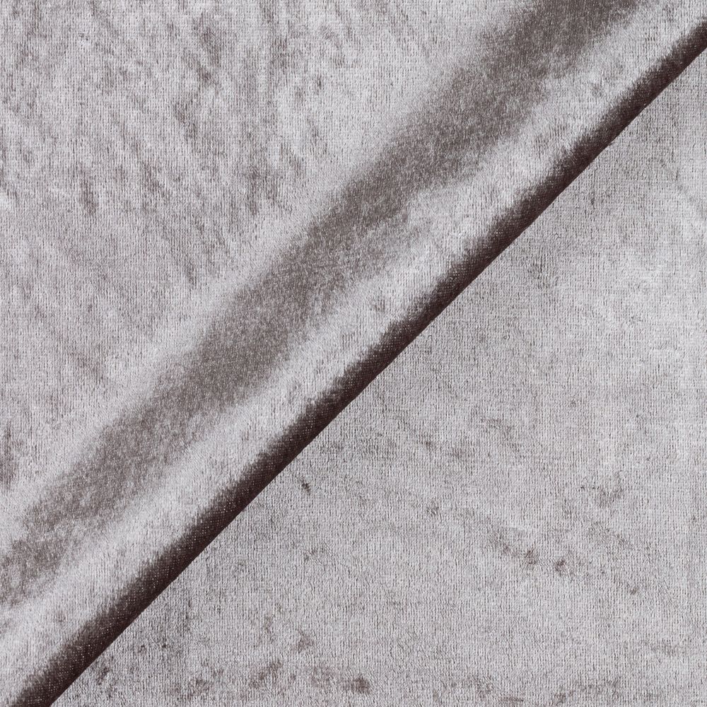 Плюш (ткань) 00 Peppy PCVL, 250±5 г/м², 150±2 см / 5 метров, винтажный, 09 серый