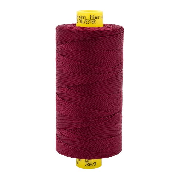 Нитка универсальная Gutermann Mara 70/2, 700 м, 702170, 369 винный, 1 катушка