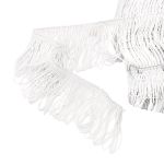 Бахрома отделочная 60.0 мм / 25 метров, 001 белый