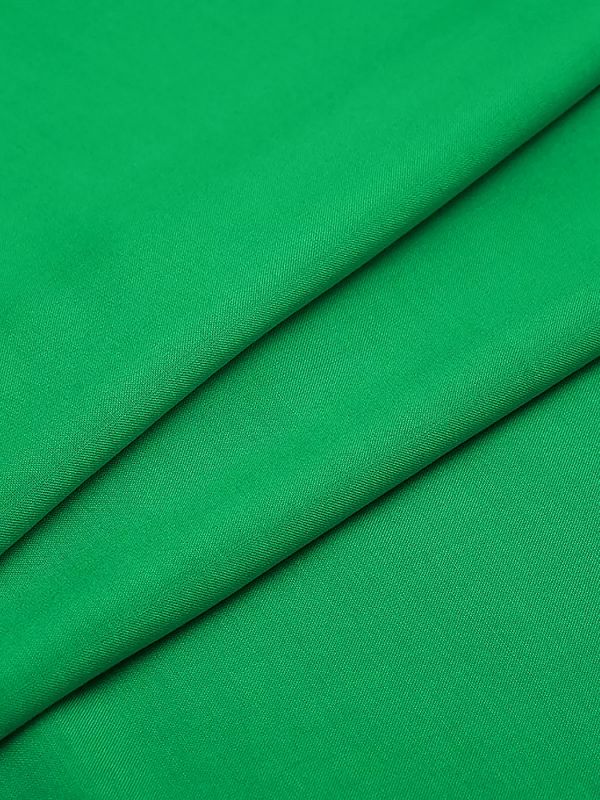 Штапель 110 г/м², 145 см / 2 метра, TBY-Vi-30-10.2, цв.10 яр.зеленый